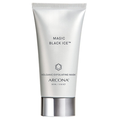 Arcona Magic Black Ice - Icelandic Volcanic Sand, Black Lava, Charcoal And Mandelic Acid Exfoliate, Purify, Brighten And Decongests Skin - 2 Oz. Made In The Usa