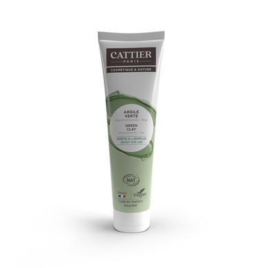 Cattier Green Clay Mask Ready For Use With All Natural Ingredients 100 Ml
