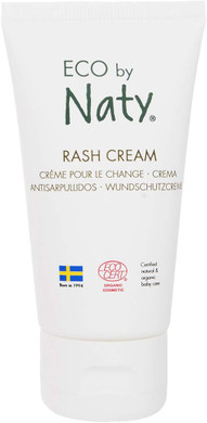 Eco by Naty, Baby Rash Cream, Organic Plant-Based Ingredients with 0% Perfume, Hypoallergenic and Dermatologically Tested, 50 ml Tube