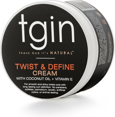 tgin Twist and Define Cream for Natural Hair, 12oz by Thank God It's Natural, LLC