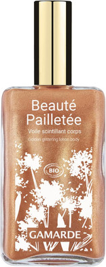 Golden Glittering Lotion Body by Gamarde for Women - 3 oz Body Lotion