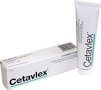 SIX PACKS of Cetavlex Antiseptic Cream 50g