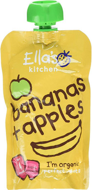 Ellas Kitchen 4 Month Apples & Bananas Puree 120g