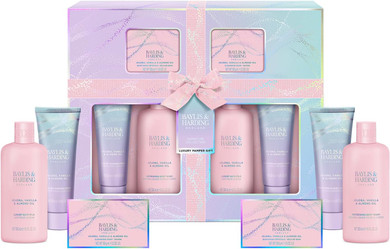 Baylis & Harding Jojoba, Vanilla & Almond Oil Body Scrub & Butter Discovery Gift Set - Vegan Friendly (Pack of 1)