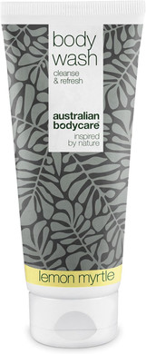 Australian Bodycare Body Wash 200 ml | Tea Tree Oil + Lemon Myrtle | Shower Gel with Tea Tree Oil for Skin, Foot wash - Daily care Relieve spots, pimples, Athletes Foot, Ringworm, Fungus