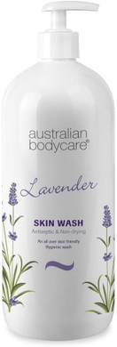 Australian Bodycare Skin Wash Professional 1000 ml | Tea Tree Oil + Lavender Body Wash for the Skin | Relieves Spots and Pimples, Acne, Body Odor & smelly feet | Effective after shaving and waxing