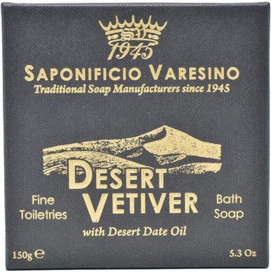 Saponificio Varesino Desert Vetiver Fine Toiletry Bath and Body Soap 150g
