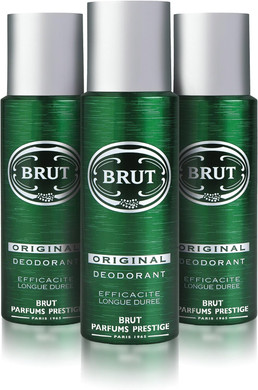 BRUT Original Body Spray Deodorant Bundle 3 x 200ml