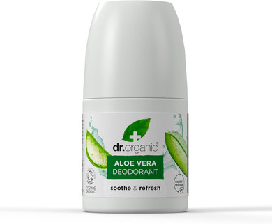 Dr Organic Pomegranate Deodorant, Aluminium Free, Mens, Womens, Natural, Vegan, Cruelty-Free, Paraben & SLS-Free, Organic, 50ml, Packaging may vary