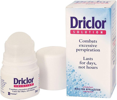 4 x Driclor Roll On Applicator Solution 20ml