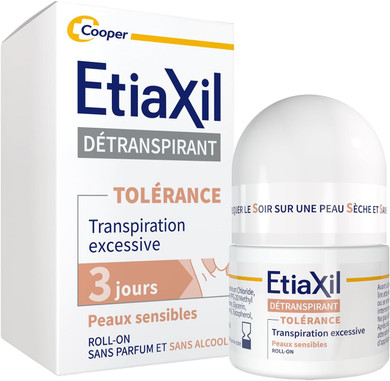 ETIAXIL Deodorant Deodorant - Treatment for Excessive Sweating - Armpits - TOLERANCE - Effectiveness 3 Days - 15ml