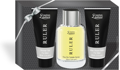 CREATION LAMIS RULER GIFT SET FOR HIM 100 ML EDT SHOWER GEL AND AFTER SHAVE BALM