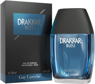 Guy Laroche Drakkar Bleu, Iconic Designer Fragrance, Powerful, Acquatic & Fresh Eau de Parfum, 100ml