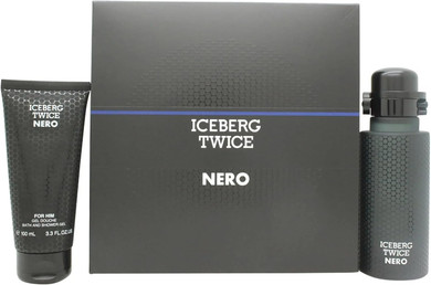 Iceberg Twice Nero Homme Gift Set: Eau de Toilette Spray 125ml & Shower Gel 100ml