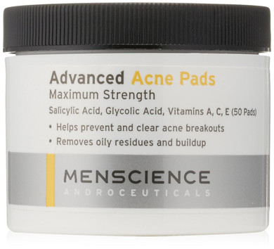 Menscience Androceuticals Advanced Acne Pads, 50 Pads