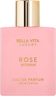 BellaVita Luxury ROSE French Eau De Perfume for Women 100ml | Sweet Floral Women's Perfume with Amber Vanilla, Rose & Jasmine | French Perfume for Women | Premium Perfume Women Gift Set