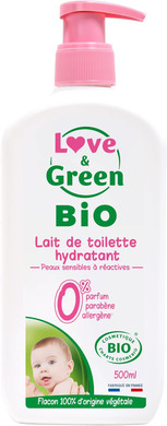 Love & Green Organic Moisturizing Cleansing Milk 500ml