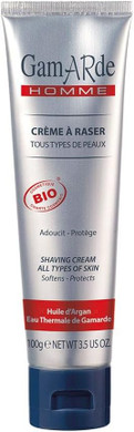 Homme crème à raser barbes et peaux délicates 100 g