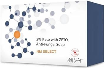 Effective 2% Anti Fungal Soap | Treats Intensive Fungal Infections of The Skin | Ringworm, Jock Itch, Dry Skin, Dandruff, Acne | 75g