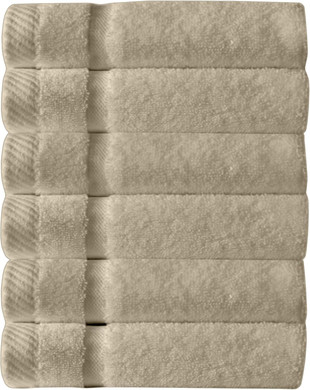 Arm & Hammer Super Soft Washcloths, 6 Piece, Light Grey