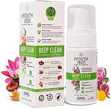 Avoka Naturals Ayouthveda Deep Clean Foaming Wash - 100ml