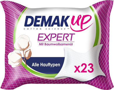 Demak'Up Expert Waterproof Make-Up Wipes, 23 Wipes