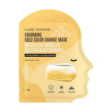 Soo'AE Charming Gold Color Change Mud Mask (1 Count, 0.35)0.35 Ounce (Pack of 1)