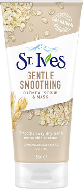 ST. Ives 150ml Gentle Smoothing Oatmeal Scrub & Mask, 150 ml (Pack of 1)