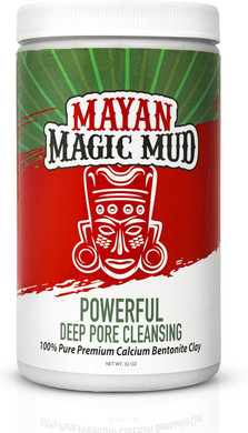 Mayan Magic Mud - Powerful Deep Pore Cleansing Facial and Body Mask - 100 Percent Pure Premium Calcium Bentonite Clay - Treats Acne Breakouts, Blackheads, and Oily Skin - 909 g