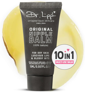 Dr. Lipp Original Nipple Balm 0.51 fl oz/15ml  10-in-ONE Multi-Purpose Moisturizer for Dry Skin, Lips, Hair, Cuticles & More  100% Natural Lanolin Nipple Cream & Lip Balm  Fragrance & Cruelty Free