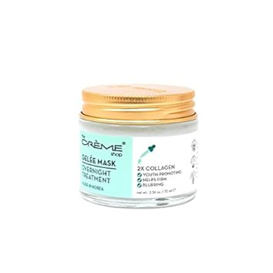 The Crã£Â¨Me Shop Korean Skincare | Overnight Gel Mask For Moisturizing And Hydrating, Anti-Aging, Brightening, Relief Facial Skin Care - 2.36 Oz (Collagen)