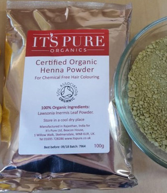 Certified Organic Pure Indigo Powder 100g