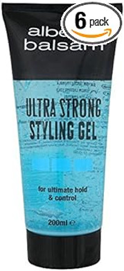 Alberto Balsam Ultra Strong Styling Gel (200ml) - Pack of 6 by Alberto Balsam