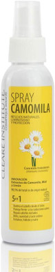 Clearé Institute Chamomile Spray - Gloss, Smoothness and Silky Touch | Natural Golden Reflections | 99% Natural Ingredients | Damaged Hair | With Chamomile, Lemon and Honey Extract - 125 ml