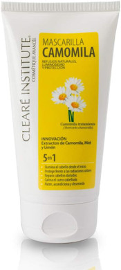 Cleare Institute Camomila mask | Nourishes, Conditions and detangles | Dorados Reflexes and Lightness | 95% Natural Ingredients | Calm Scalp ( 150 ml)