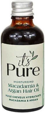 Its Pure Macadamia & Argan Hair Oil 50ml | 100% Organic, Natural & Cruelty-Free