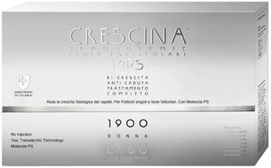 LABO CRESCINA TRANSDERMIC MPS FOLLICULAR ISLANDS COMPLETE RI-GROWTH TREATMENT + ANTI-FALL 1900 Hair Care Women 20 + 20 Vials