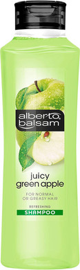 Alberto Balsam Juicy Green Apple fresh and fruity fragrance Refreshing Shampoo gentle cleansing hair care for all the family 350 ml