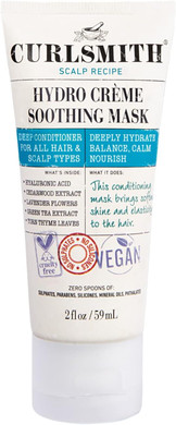 Curlsmith - Hydro Crème Soothing Mask - Vegan Soothing Deep Conditioner for any Hair Type, Encourages Growth (59ml)