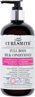 Curlsmith - Full Body Milk Hair Conditioner, Volumizing and Hydrating for Wavy, Curly or Coily Hair, Vegan (355ml/12fl oz)