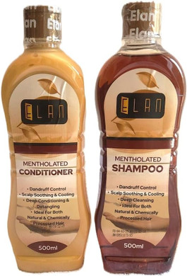 Elan Mentholated Hair Shampoo and Conditioner
