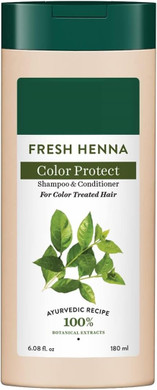 Bio Henna Leaf Fresh Texture Shampoo & Conditioner | Enhances Hair Texture & Adds Natural Volume | Strengthens & Conditions | 100% Botanical Extracts | Suitable for All Hair Types | 180ml
