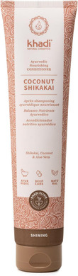 khadi COCONUT SHIKAKAI Ayurvedic Conditioner, 100% natural, silicone-free, coconut & shikakai for suppleness, shine, combability, also for curls, vegan hair care, natural cosmetics 200ml