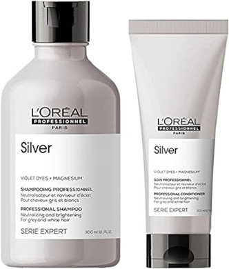 L'Oreal Professionnel Serie Expert DUO Silver Shampoo 300ml and Conditioner 200ml