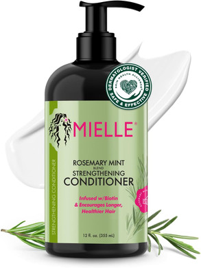 Mielle Organics Conditioner, Strengthening, 12 Ounce, Rosemary Mint Biotin, Conditioner