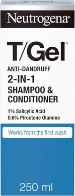 Neutrogena Gel 2 in 1 Anti Dandruff Shampoo and Conditioner Jasmine 250 ml (Pack of 2)