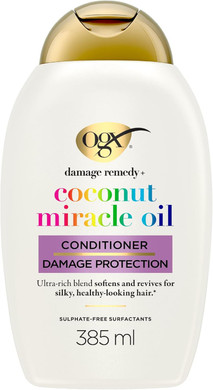 OGX Coconut Miracle Oil Conditioner for Damaged Hair, 385 ml