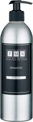 Pall Mall Barbers, Finest Hair Care for Men Since 1896 - Argan Shampoo - 500ml | Mens Hair Shampoo for Dandruff and Itchy Scalp - Hydrating and Indulging Dry, Split Ends