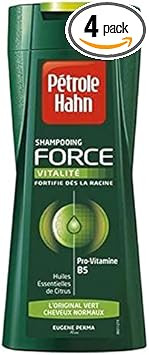 Pétrole Hahn - Strength Vitality Shampoo Normal Hair 250ml Green - Lot of 4 - Price Per Lot - Fast Delivery