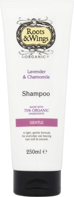 Roots & Wings Organic Gentle Lavender and Chamomile Shampoo 250ml (Pack of 2)
